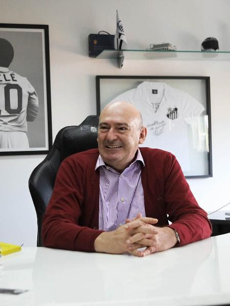 Rueda, presidente do Santos Futebol Clube - Ivan Storti/ Santos FC