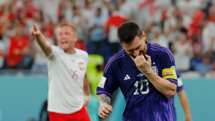 Messi missed a penalty in the first half of the match against Poland - Odd ANDERSEN / AFP - Odd ANDERSEN / AFP