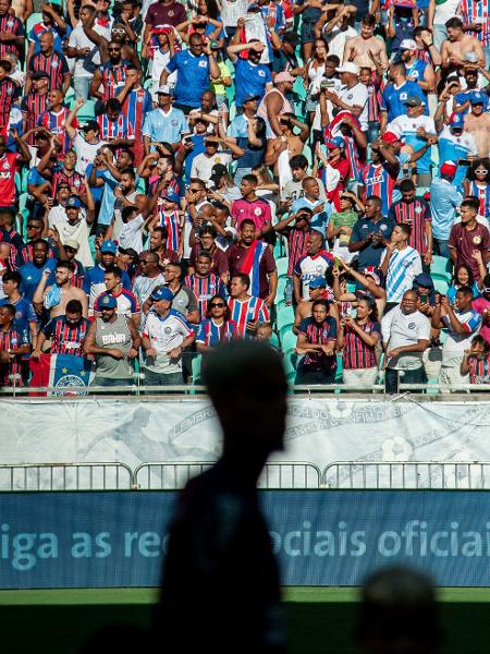 Biel, do Bahia, durante partida contra o Vitória na Arena Fonte Nova - Jhony Pinho/AGIF