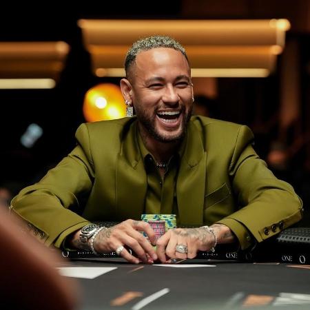 Neymar participanto do evento One Neymar Jr Edition, organizado pelo BSOP em parceria com o PokerStars - Bruno Zambon/Divulgação BSOP