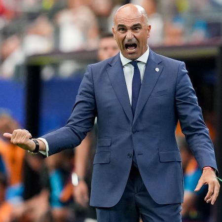 Roberto Martínez, técnico de Portugal, em jogo contra a Espanha na Copa do Mundo Roberto Martínez, técnico de Portugal, em jogo contra a Espanha na Copa do Mundo