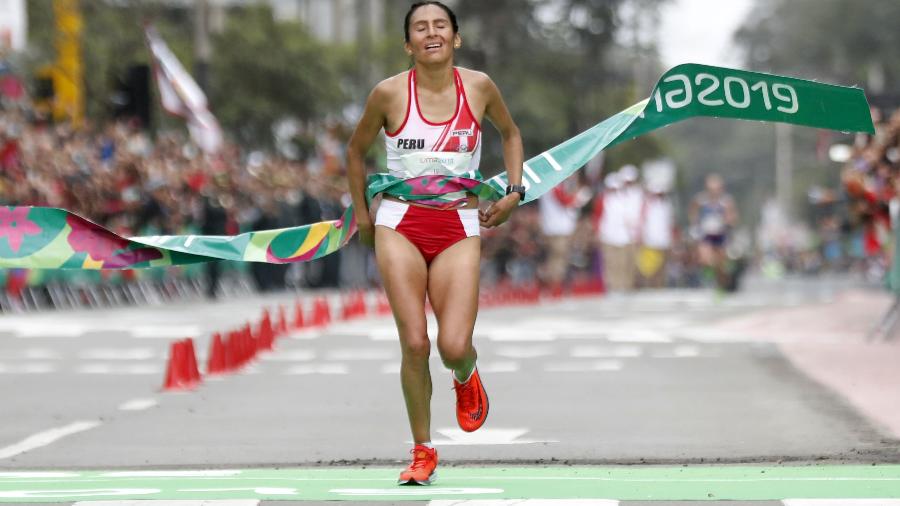 Peruana Gladys Tejeda vence maratona feminina no Pan de Lima - HENRY ROMERO/REUTERS