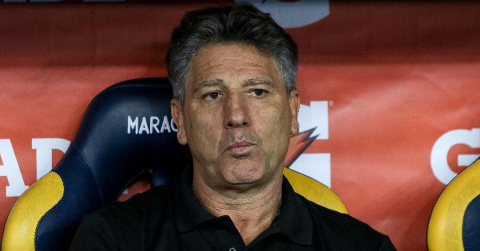 Renato Gaúcho, durante partida entre Grêmio e Flamengo