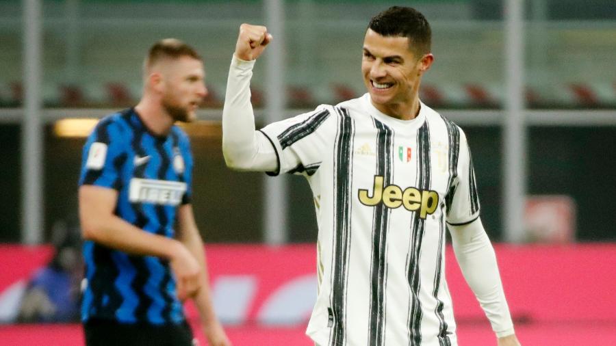 Cristiano Ronaldo marcou os dois gols da Juventus - ALESSANDRO GAROFALO/REUTERS