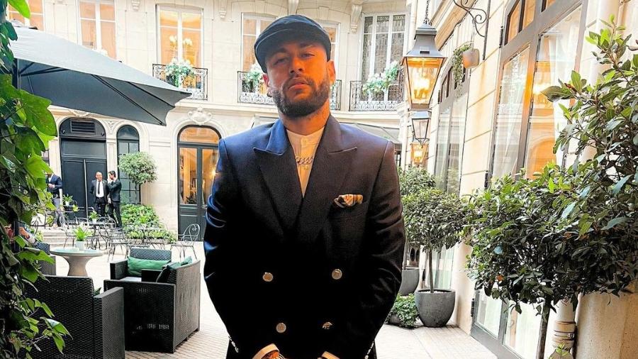 Neymar se arrumou para evento beneficente em Paris - Reprodução/Instagram
