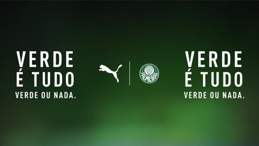 Palmeiras divulga teaser para lançamento de nova camisa - Reprodução/Twitter