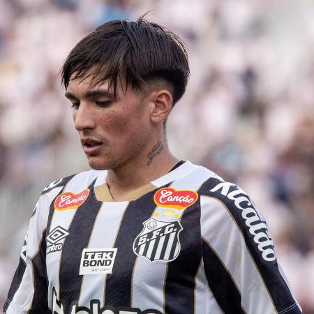 Nacho Laquintana estreou pelo Santos na vitória contra o Brusque pela Série B - Lucas Gabriel Cardoso/AGIF