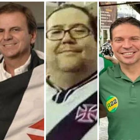 Eduardo Paes, Tarcísio Motta e Alexandre Ramagem: os três candidatos à Prefeitura do Rio são vascaínos