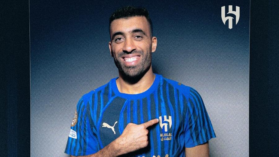 Abderrazak Hamdallah, jogador do Al-Hilal Abderrazak Hamdallah, jogador do Al-Hilal