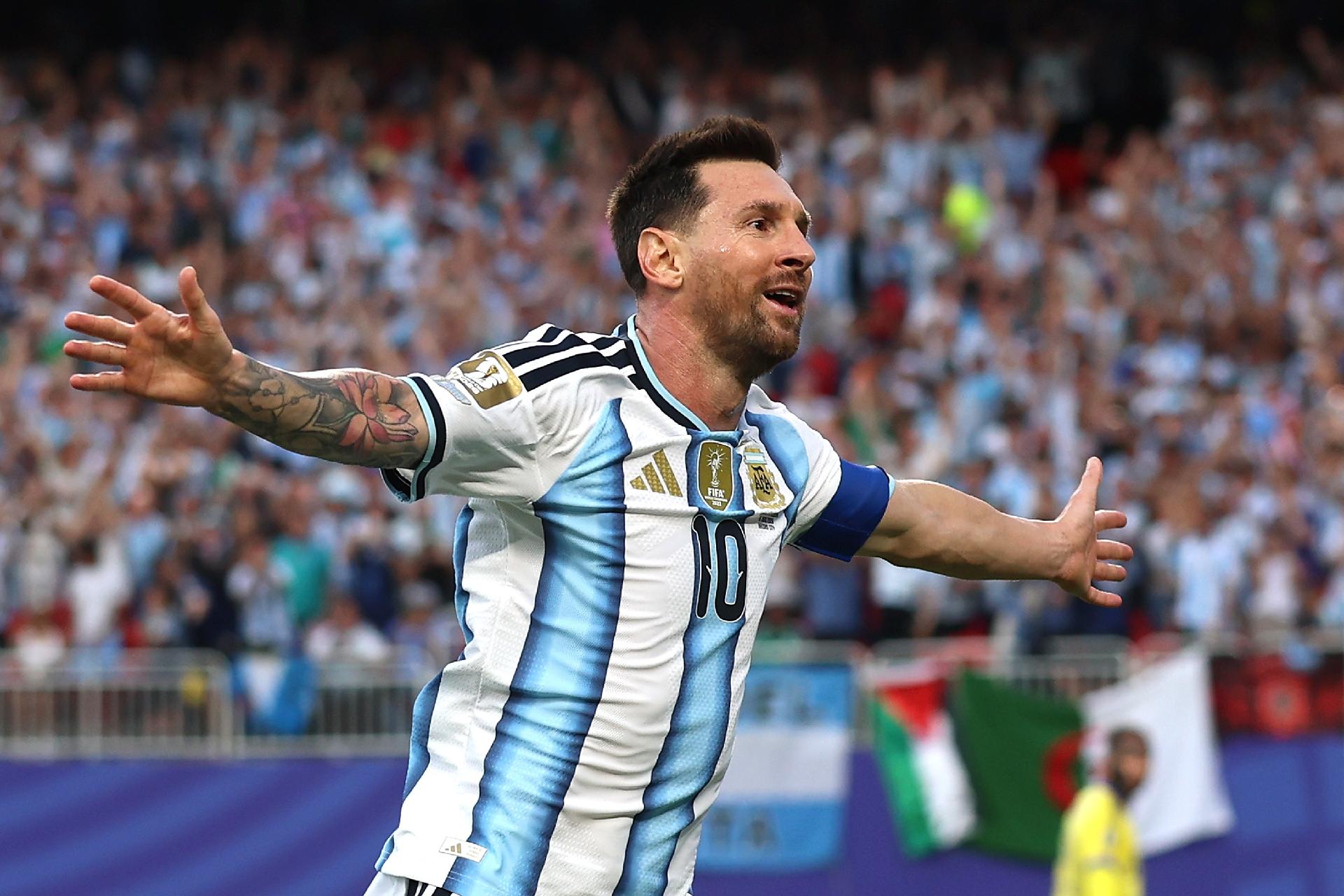 Messi marcou em Argentina x Argélia, partida da Copa do Mundo - undefined
