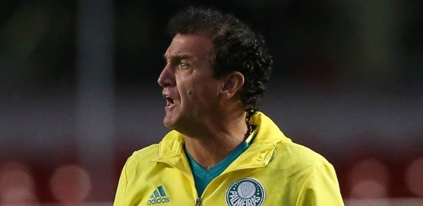 Cuca orienta o time do Palmeiras no clássico com o São Paulo no Morumbi - Cesar Greco/Ag Palmeiras