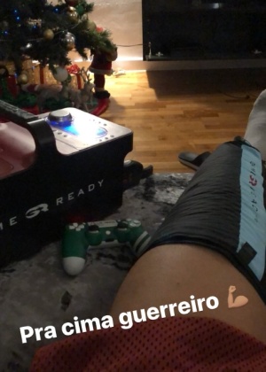 Post de Gabriel Jesus mostra tratamento com o Get Ready - Reprodução/Instagram - Reprodução/Instagram