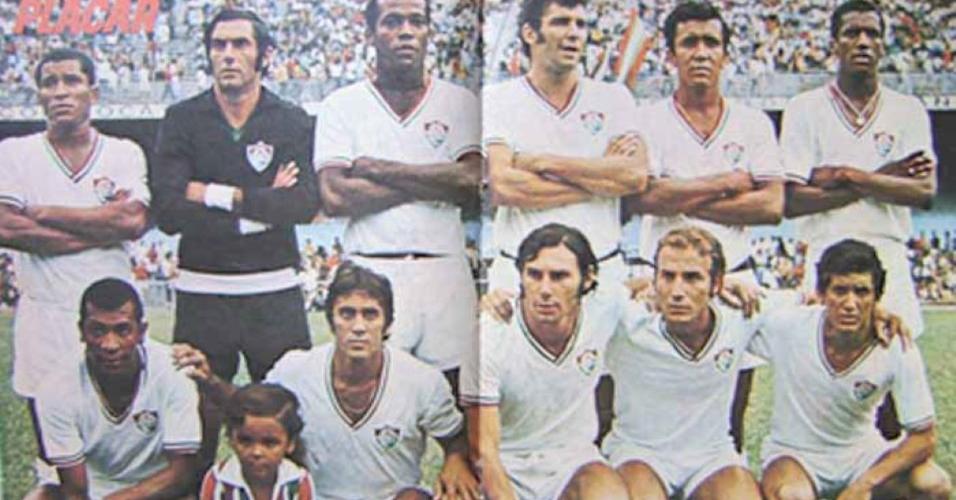 Poster da revista placar - Fluminense campeão brasileiro em 1970