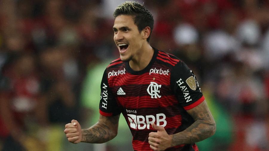 Comemoração de influenciador com Pedro, do Flamengo, incomodou a Conmebol - Sergio Moraes/Reuters