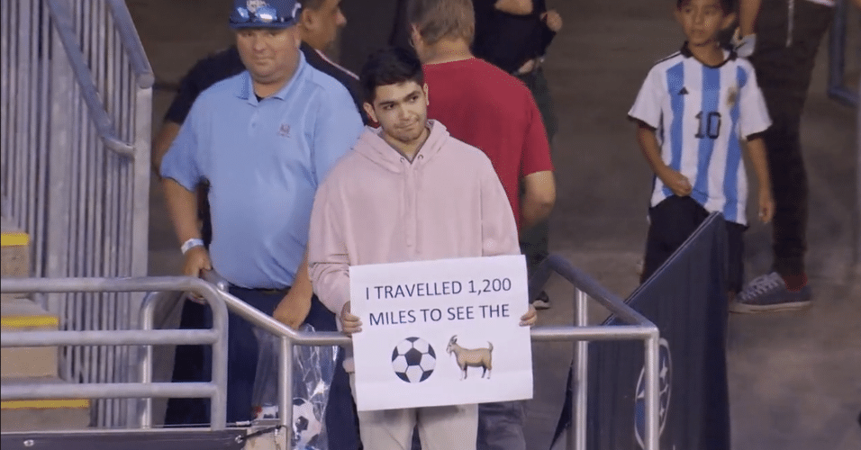 Fça frustrado após viajar à toa para ver Messi jogar