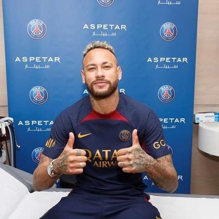 Neymar se reapresentou ao PSG após passar férias no Brasil - Divulgação/PSG