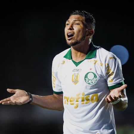 Rony, do Palmeiras, durante jogo contra o Vitória, pelo Brasileirão - Jhony Pinho/Agif