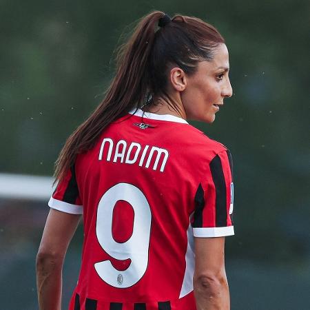 Nadia Nadim, do Milan feminino - Reprodução/Instagram/@nadi9nadim