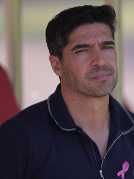 Abel Ferreira, do Palmeiras, em jogo contra o São Paulo pelo Brasileirão Abel Ferreira, do Palmeiras, em jogo contra o São Paulo pelo Brasileirão