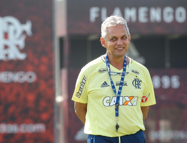 O técnico Reinaldo Rueda está confiante no Flamengo para a final da Sul-Americana - Gilvan de Souza/ Flamengo