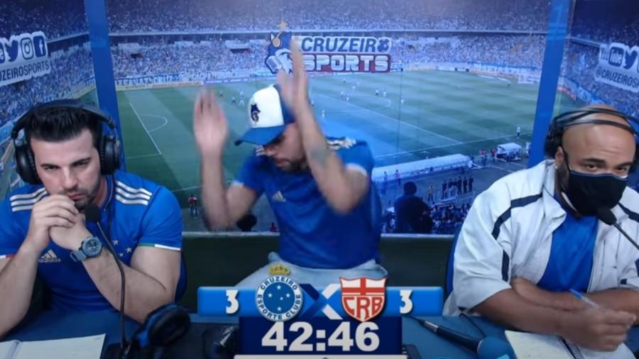 Cruzeiro Sports viralizou na internet com reações inusitadas em péssimo momento do clube na Série B - Reprodução