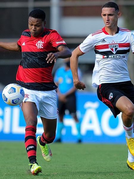 Flamengo e São Paulo se enfrentaram na semifinal do Brasileirão sub-20 - Marcelo Cortes / Flamengo