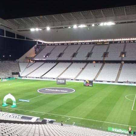 A Neo Química Arena antes de jogo entre Corinthians x Portuguesa-RJ pela Copa do Brasil. - Yago Rudá