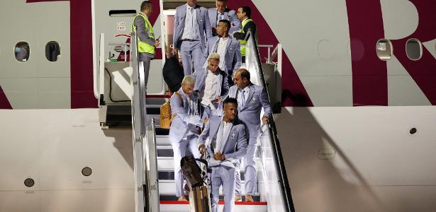 La selección brasileña llega a Qatar para participar en el Mundial