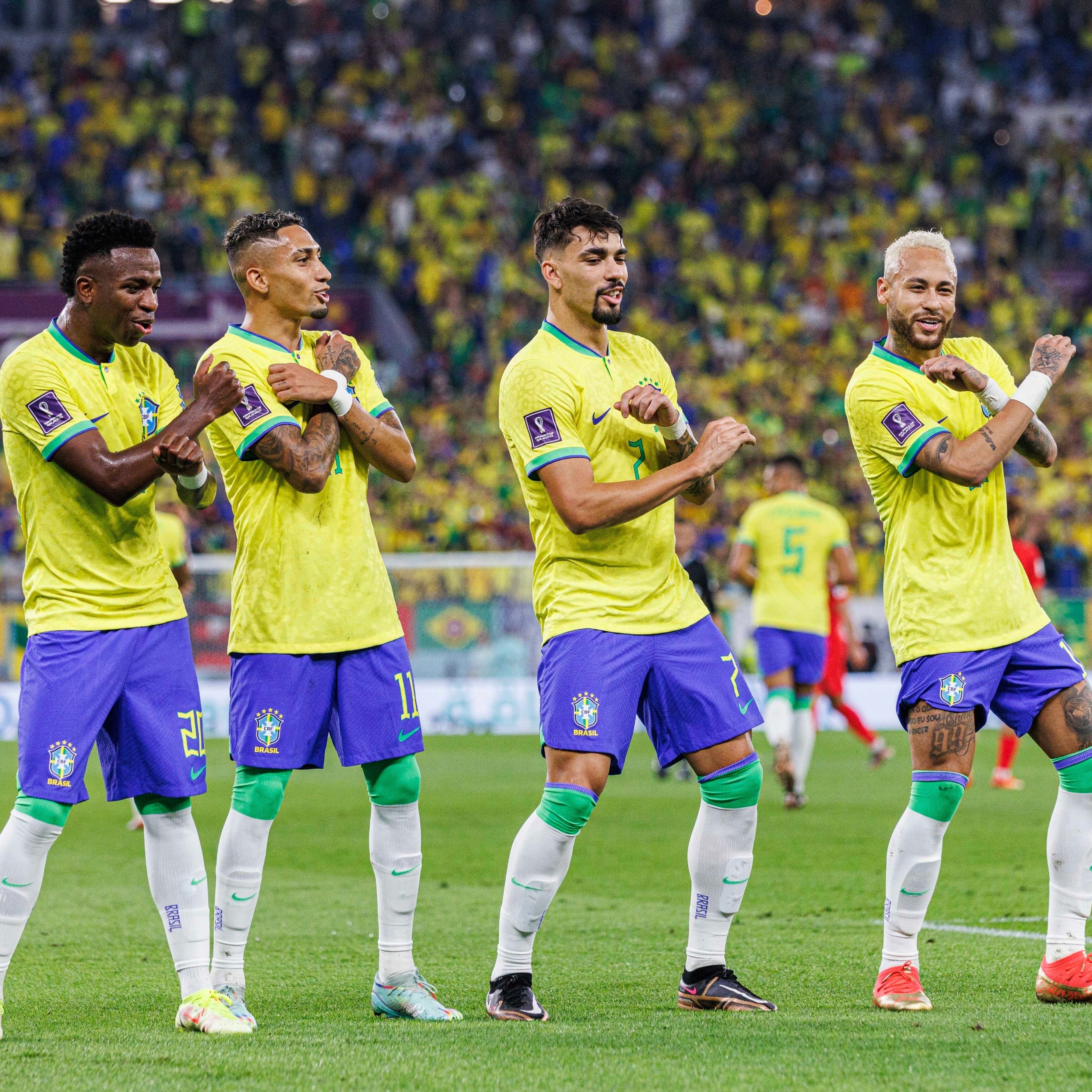 Jogo brasil x sérvia 2022 com placar e fundo do estádio