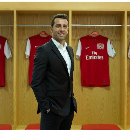 Edu Gaspar é o diretor esportivo do Arsenal, líder do Campeonato Inglês