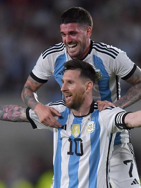 Messi comemora gol da Argentina contra o Panamá - Marcelo Endelli/Getty Images