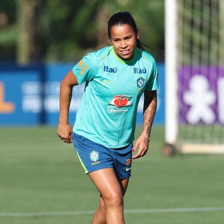 Vic Albuquerque, do Corinthians, pela seleção brasileira