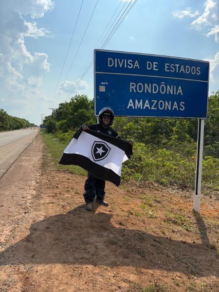 Patrick de Souza, torcedor do Botafogo, na divida entre Amazonas e Rondônia