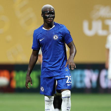 Moisés Caicedo, volante do Chelsea - Kevin C. Cox / GETTY IMAGES NORTH AMERICA / Getty Images via AFP