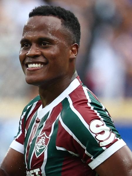 Arias comemora gol marcado pelo Fluminense contra o Ulsan no Mundial Arias comemora gol marcado pelo Fluminense contra o Ulsan no Mundial