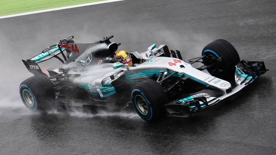 Inglês Lewis Hamilton no treino classificatório para o GP da Itália de Fórmula 1 - Miguel MEDINA/AFP PHOTO