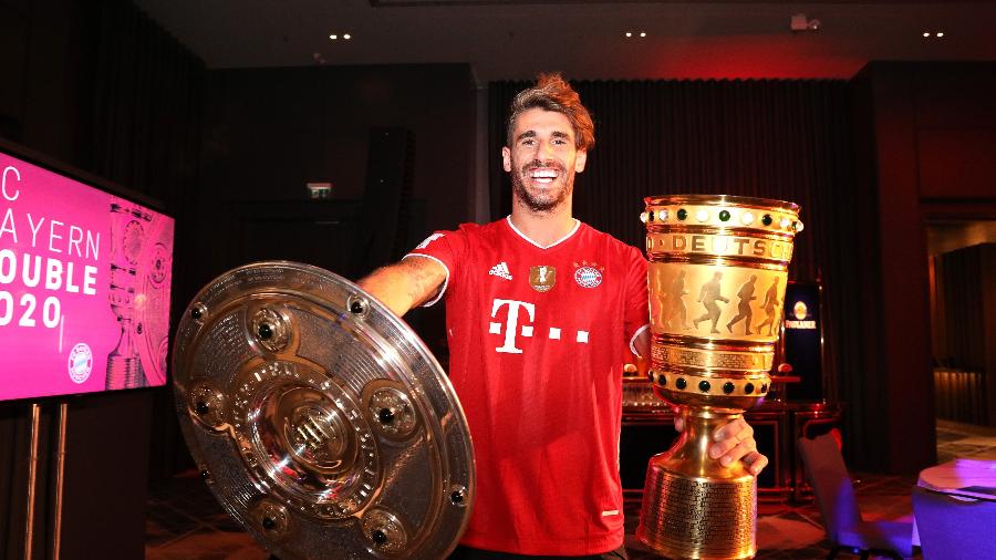 Versátil, Javi Martínez atuou ora como volante, ora como zagueiro no Bayern durante oito anos - M. Donato/FC Bayern via Getty Images