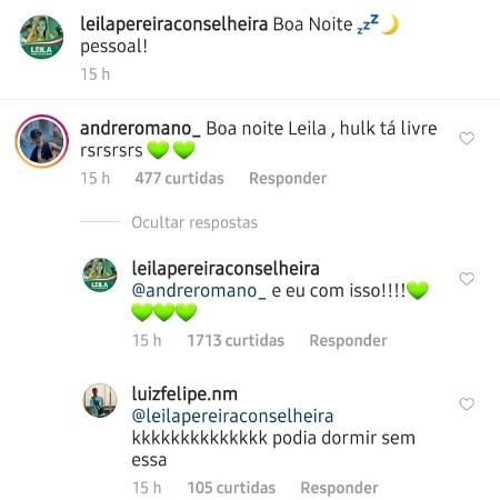 Leila Pereira fica pistola após seguidor pedir Hulk no Palmeiras - Reprodução/Instagram