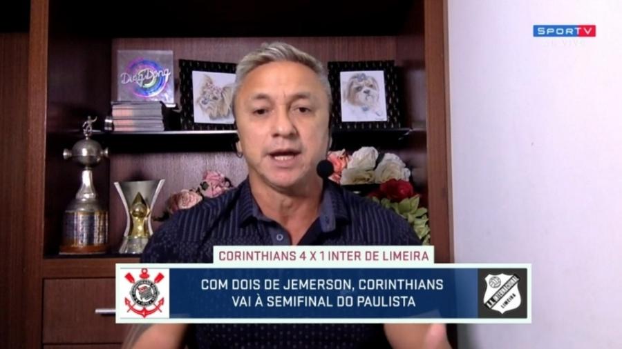 Paulo Nunes destaca evolução do Corinthians após classificação para semi do Paulista - Reprodução/SporTV
