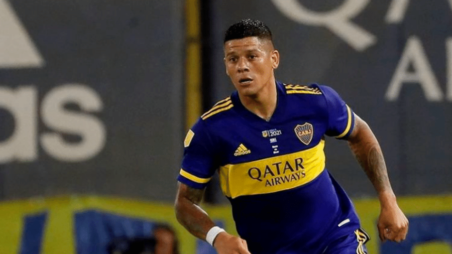 Marcos Rojo, defensor do Boca Juniors, em ação pelo clube - Reprodução/Instagram