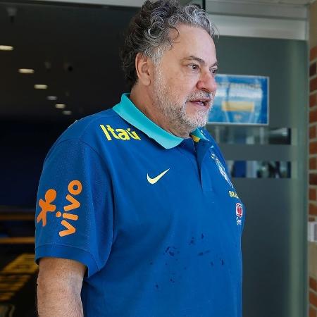 Julio Casares, presidente do São Paulo, como chefe de delegação da seleção brasileira na Copa América