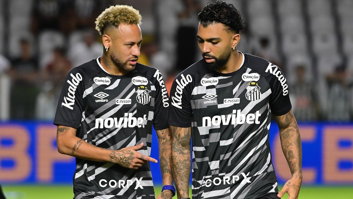 Santos deve ter Neymar e Gabigol no time titular contra a Chapecoense