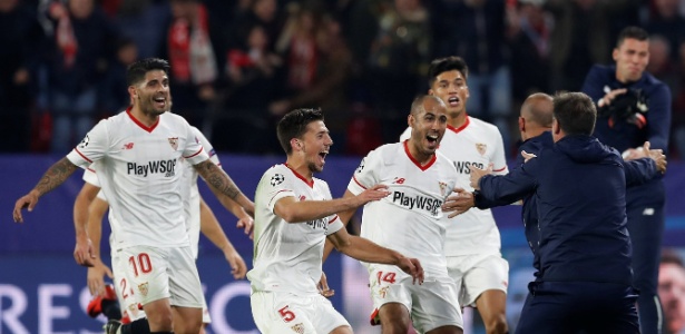 Sevilla comemora empate - Matthew Childs/Reuters - Matthew Childs/Reuters