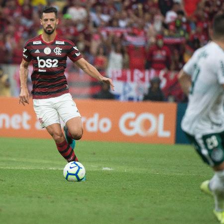 Pablo Marí em 2019, quando jogava pelo Flamengo. - Alexandre Vidal / Flamengo