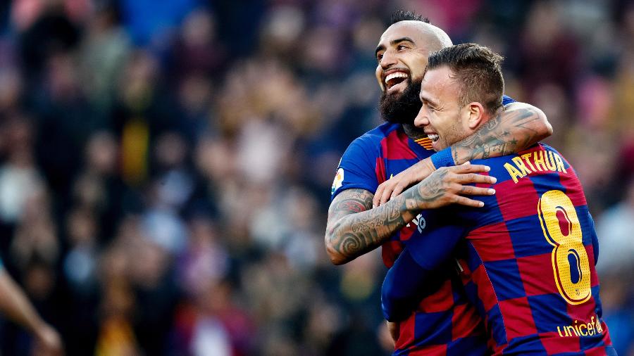 Arthur vai deixar o Barcelona, e Vidal pode fazer o mesmo caminho - Soccrates Images/Getty Images