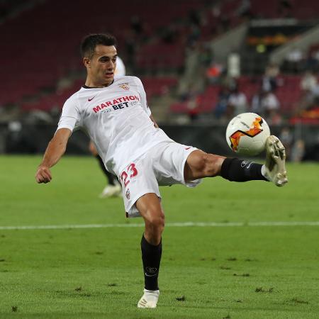 Sergio Reguilón, lateral que pertence ao Real Madrid e estava emprestado ao Sevilla, deve ir ao United - James Williamson - AMA/Getty Images