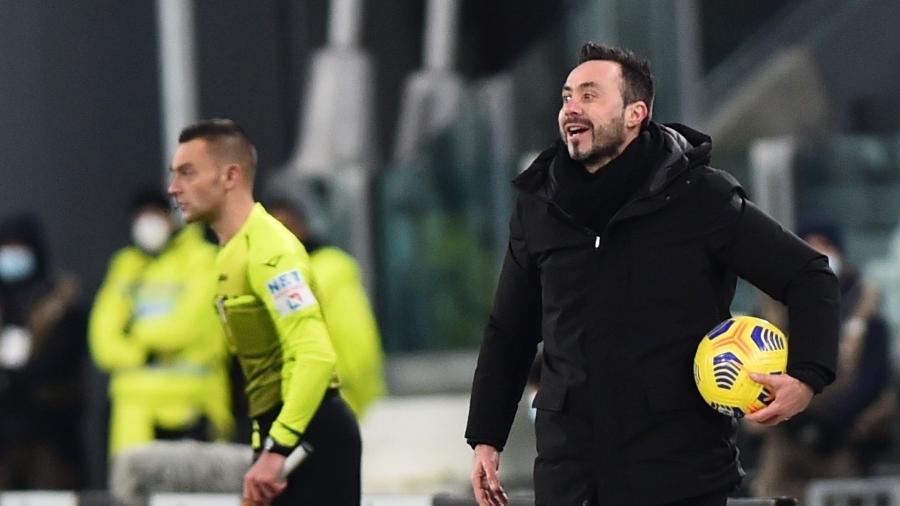 Roberto De Zerbi, técnico do Sassuolo - REUTERS/Massimo Pinca