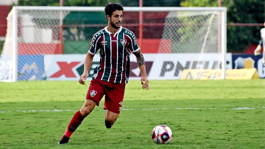 Hudson sofreu ruptura no ligamento do joelho direito, e virou desfalque no Fluminense - Mailson Santana/Fluminense FC