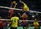 Brasil sai na frente, mas perde para os EUA na Liga das Nações de vôlei