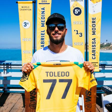 Filipe Toledo, antes do WSL Finals 2022 - Pat Nolan/World Surf League